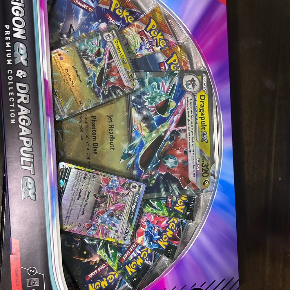 Pokemon Hydreigon EX & Dragapult EX Premium Collection